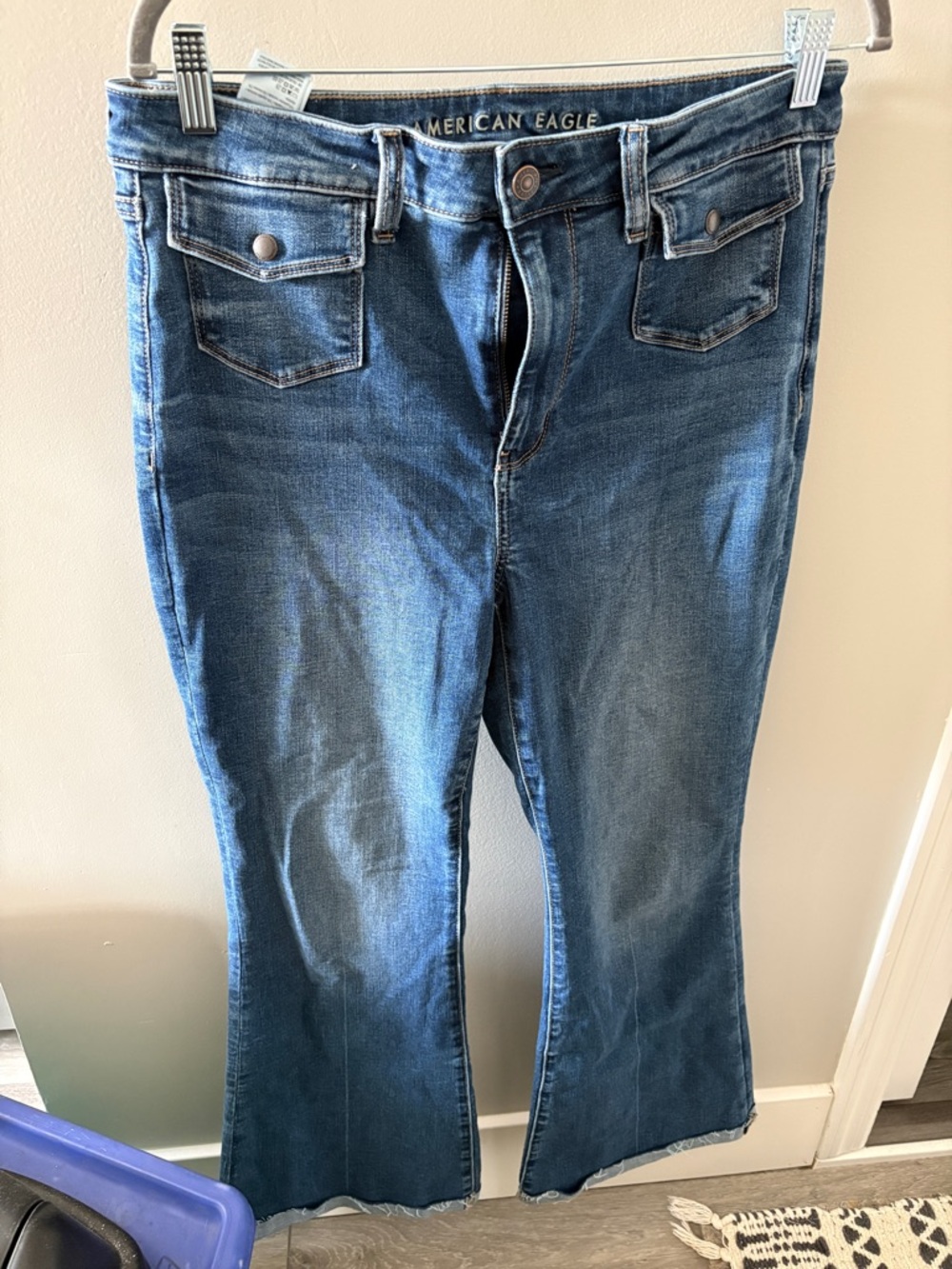 American Eagle Outfitters Blue Flare Jeans